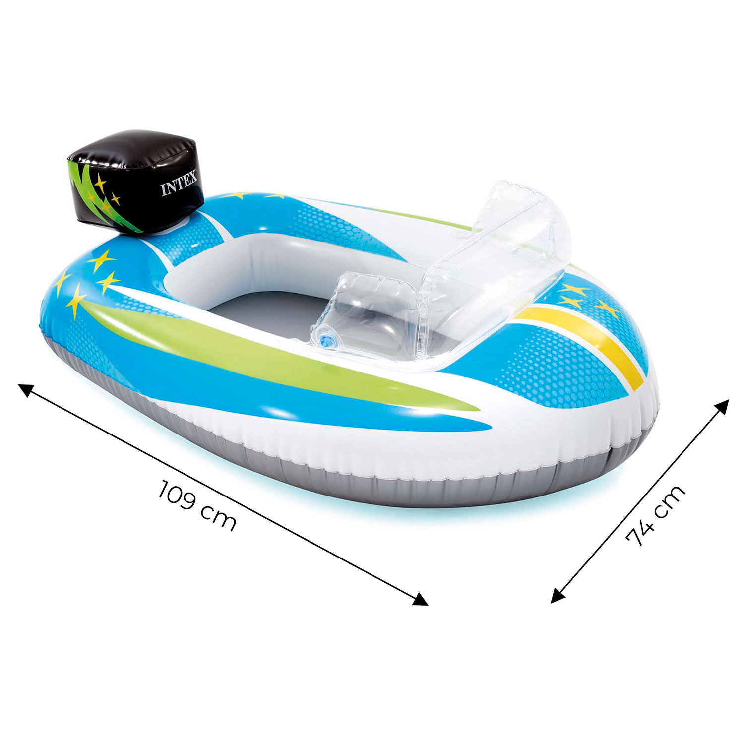 Pripučiamas žaislas INTEX Pool Cruiser, įvairių dizainų, įvairių dydžių aprašymas - Prekės nuotrauka Pripučiamas žaislas INTEX Pool Cruiser, įvairių dizainų, įvairių dydžių aprašymas - Prekės nuotrauka